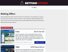 Tablet Screenshot of betting-offers.com