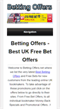 Mobile Screenshot of betting-offers.net